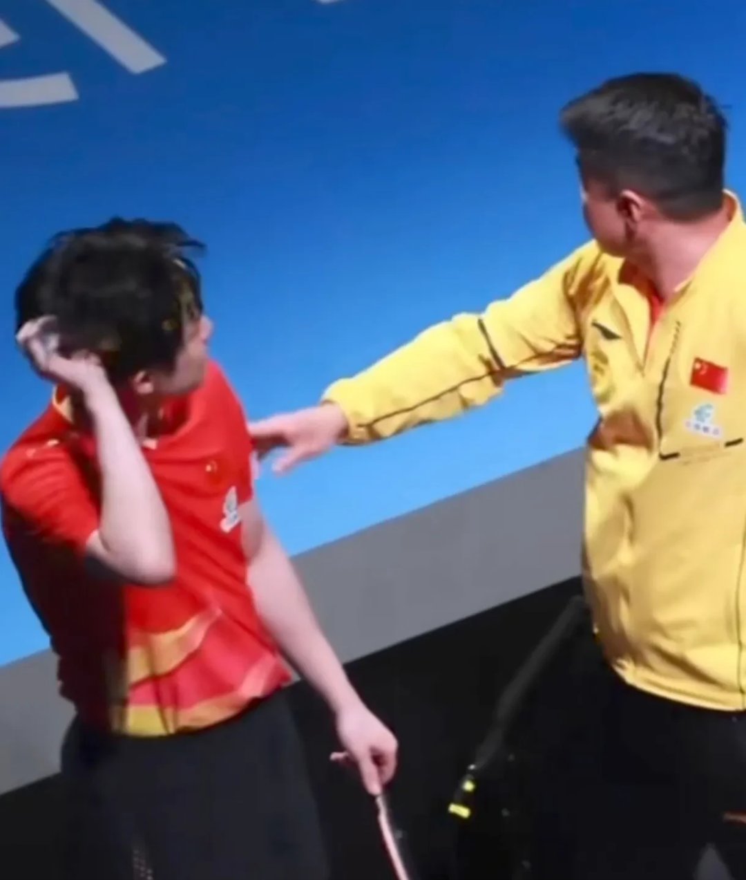 比利时乒乓球队鏖战奥地利乒乓球队，王皓送出助攻的简单介绍